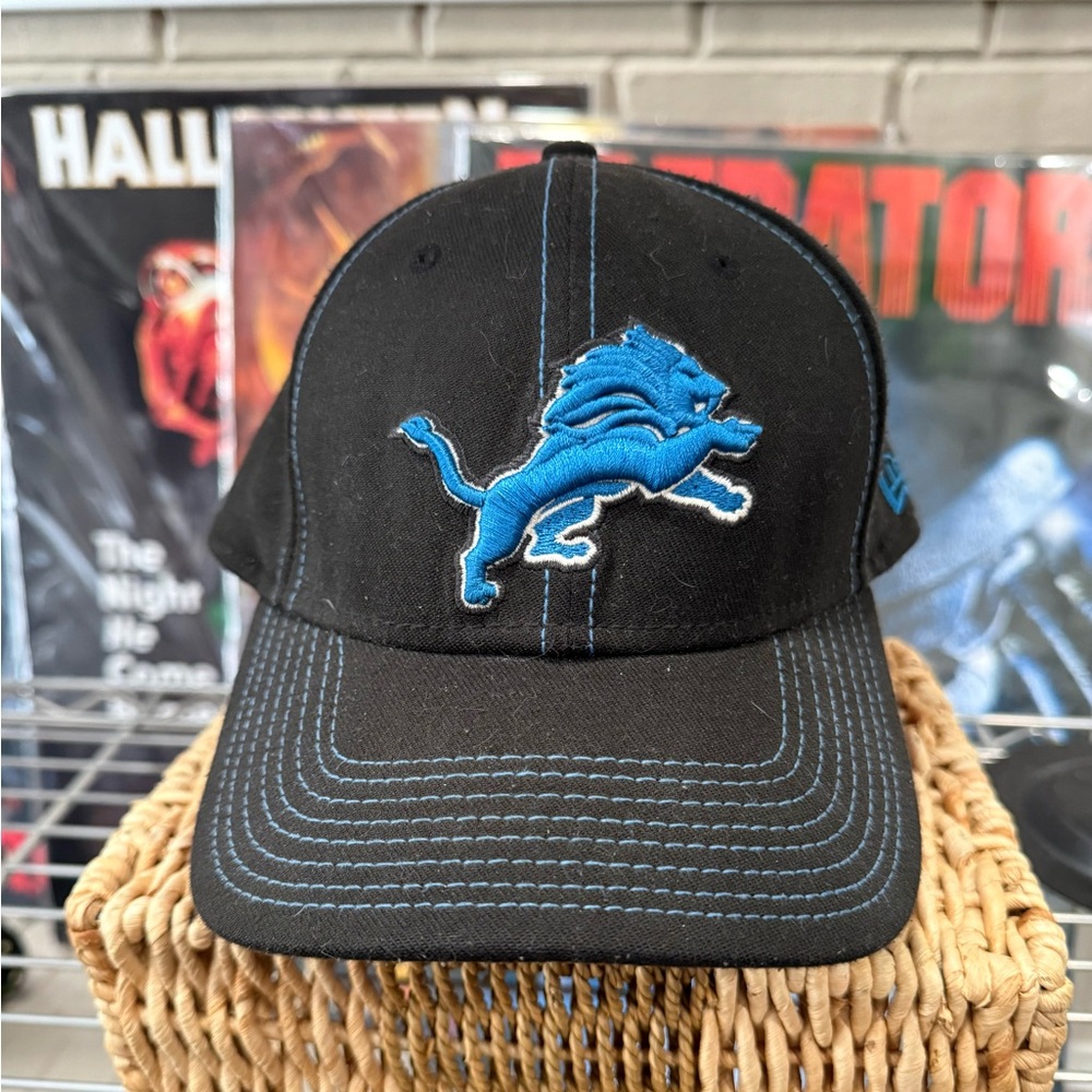 Detroit Lions New Era 39Thirty Fitted Hat Size Large/XLarge